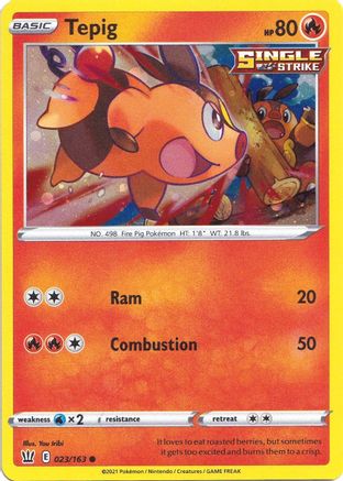 Tepig - 023/163 (Cosmos Holo) (23) [Miscellaneous Cards & Products] Holofoil