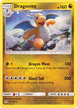 Dragonite - 96/149 (Cosmos Holo) (96) [Miscellaneous Cards & Products] Holofoil