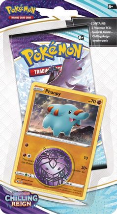 Pokemon Chilling Reign Single Pack Blister [Phanpy]