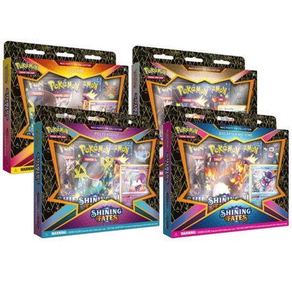 Pokemon Shining Fates Mad Party Pin Collection [Set of 4]