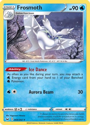 Frosmoth - 064/202 (Non-Holo) (64) [Deck Exclusives]