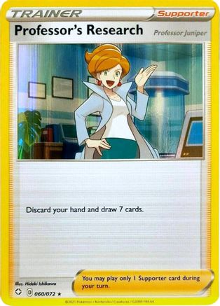 Professor's Research - 060/072 (Holofoil) (60) [Deck Exclusives] Holofoil
