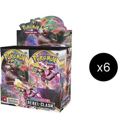 Pokemon Rebel Clash Booster Box Case