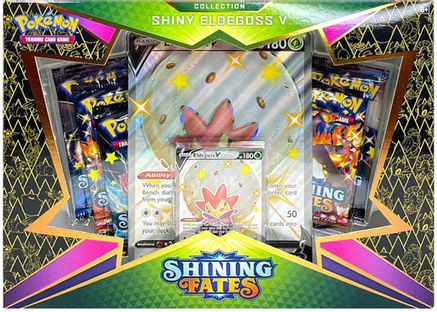 Pokemon Shining Fates Collection [Shiny Eldegoss V]