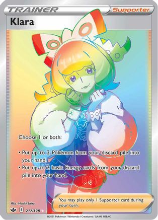 Klara (Secret) (217) [SWSH06: Chilling Reign] Holofoil
