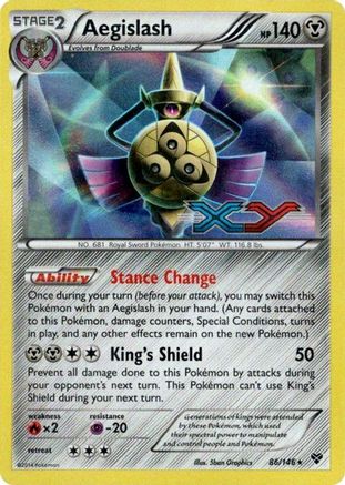 Aegislash - 86/146 (Prerelease) (86) [XY Promos] Holofoil