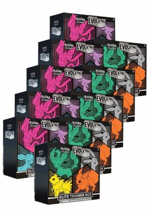 Pokemon Evolving Skies Elite Trainer Box Case