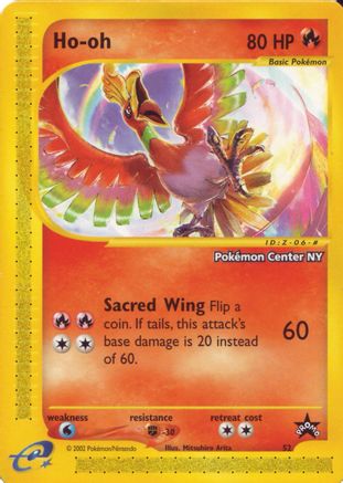 Ho-oh [Pokemon Center NY] (52) [WoTC Promo]