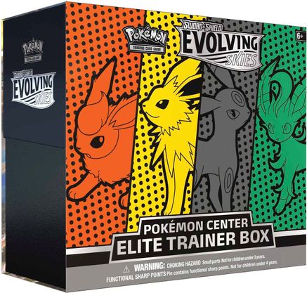 Pokemon Evolving Skies Pokemon Center Elite Trainer Box [Jolteon/Flareon/Umbreon/Leafeon] (Exclusive)