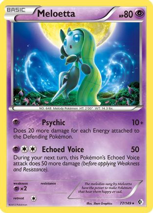 Meloetta - 77/149 (Boundaries Crossed) (77) [Deck Exclusives]