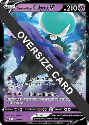 Shadow Rider Calyrex V - SWSH131 (SWSH131) [Jumbo Cards] Holofoil