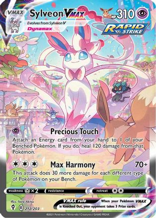 Sylveon VMAX (Alternate Art Secret) (212) [SWSH07: Evolving Skies] Holofoil