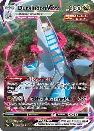 Duraludon VMAX (Alternate Art Secret) (220) [SWSH07: Evolving Skies] Holofoil