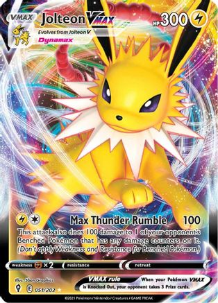 Jolteon VMAX (51) [SWSH07: Evolving Skies] Holofoil