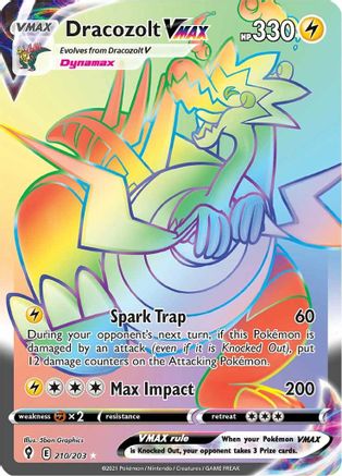 Dracozolt VMAX (Secret) (210) [SWSH07: Evolving Skies] Holofoil