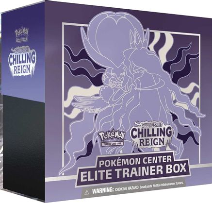 Pokemon Chilling Reign Pokemon Center Elite Trainer Box [Shadow Rider Calyrex] (Exclusive)