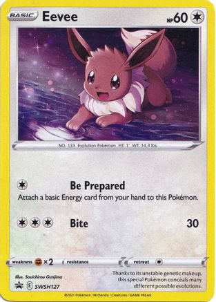 Eevee - SWSH127 (SWSH127) [SWSH: Sword & Shield Promo Cards] Holofoil