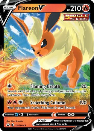 Flareon V - SWSH149 (SWSH149) [SWSH: Sword & Shield Promo Cards] Holofoil