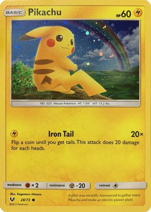 Pikachu - 28/73 (Cosmos Holo) (28) [Miscellaneous Cards & Products] Holofoil