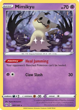 Mimikyu - 081/189 (Cosmos Holo) (81) [Miscellaneous Cards & Products] Holofoil
