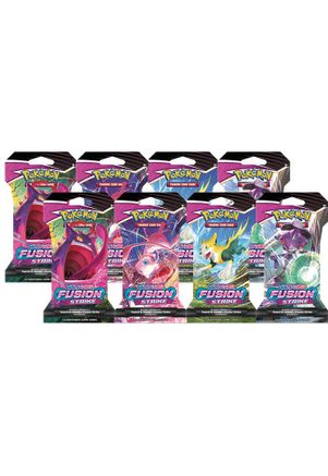 Pokemon Fusion Strike Sleeved Booster Pack Bundle [Set of 8]