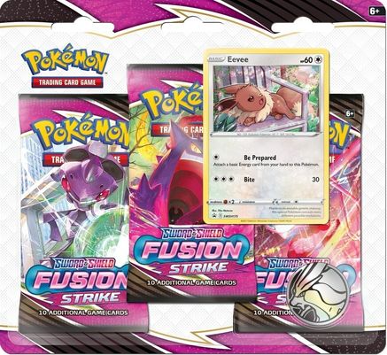 Pokemon Fusion Strike 3 Pack Blister [Eevee]