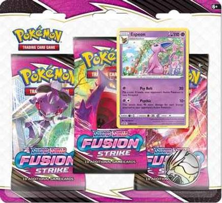 Pokemon Fusion Strike 3 Pack Blister [Espeon]