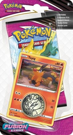 Pokemon Fusion Strike Single Pack Blister [Tepig]