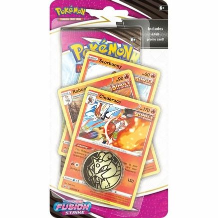 Pokemon Fusion Strike Premium Checklane Blister [Cinderace]