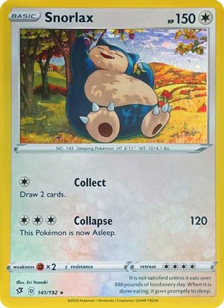 Snorlax - 141/192 (Cosmos Holo) (141) [Miscellaneous Cards & Products] Holofoil