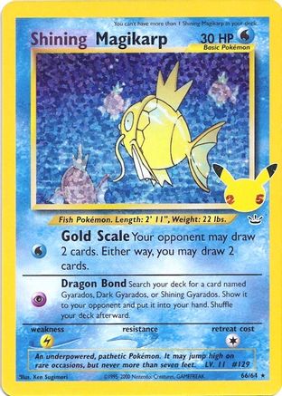 Shining Magikarp (66) [Celebrations: Classic Collection] Holofoil
