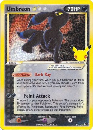 Umbreon Star (17) [Celebrations: Classic Collection] Holofoil
