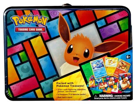 Pokemon Eevee Pokemon Treasure Chest Tin