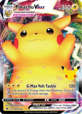 Pikachu VMAX - SWSH062 (SWSH062) [SWSH: Sword & Shield Promo Cards] Holofoil