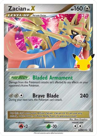 Zacian LV. X - SWSH135 (SWSH135) [SWSH: Sword & Shield Promo Cards] Holofoil