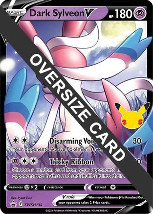 Dark Sylveon V - SWSH134 (SWSH134) [Jumbo Cards] Holofoil