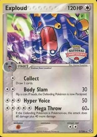 Exploud - 3/106 (National Championships) (3) [League & Championship Cards]