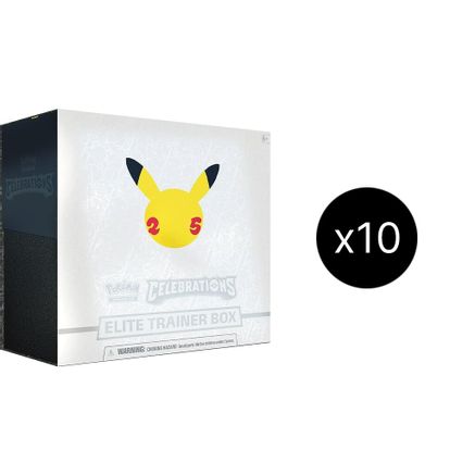 Pokemon Celebrations Elite Trainer Box Case