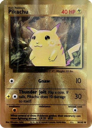 Pikachu - 58/102 (Celebrations Metal Card) (58) [Miscellaneous Cards & Products] Holofoil