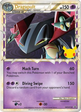 Dragapult (Prime) - SWSH132 (SWSH132) [Jumbo Cards] Holofoil
