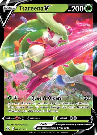 Tsareena V (21) [SWSH08: Fusion Strike] Holofoil