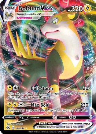 Boltund VMAX (104) [SWSH08: Fusion Strike] Holofoil