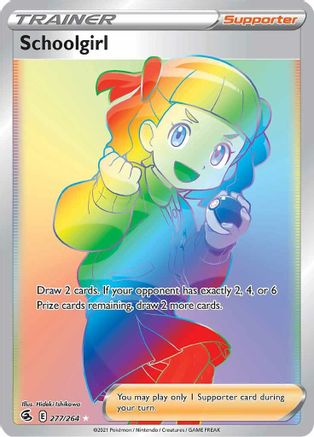 Schoolgirl (Secret) (277) [SWSH08: Fusion Strike] Holofoil
