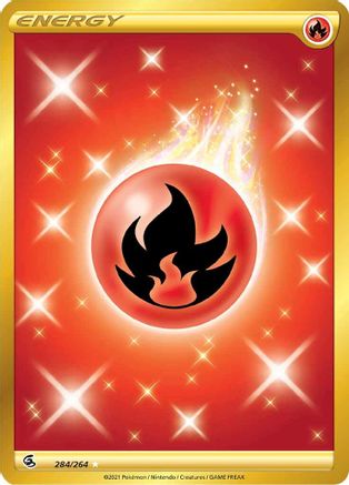 Fire Energy (Secret) (284) [SWSH08: Fusion Strike] Holofoil