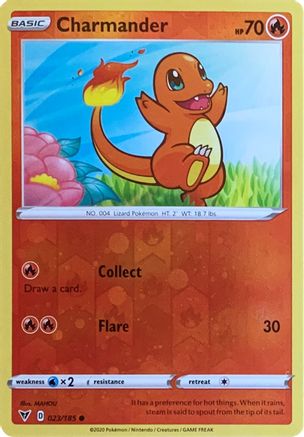Charmander - 023/185 (Reverse Cosmos Holo) (23) [Miscellaneous Cards & Products] Reverse Holofoil