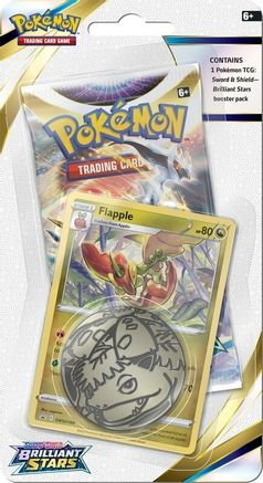 Pokemon Brilliant Stars Single Pack Blister [Flapple]