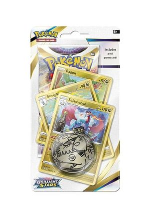 Pokemon Brilliant Stars Premium Checklane Blister [Salamence]