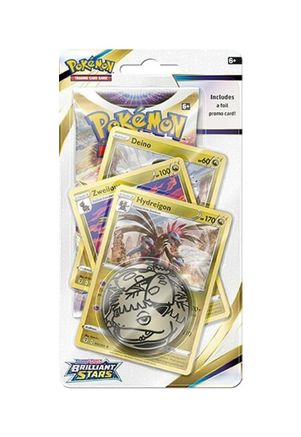 Pokemon Brilliant Stars Premium Checklane Blister [Hydreigon]
