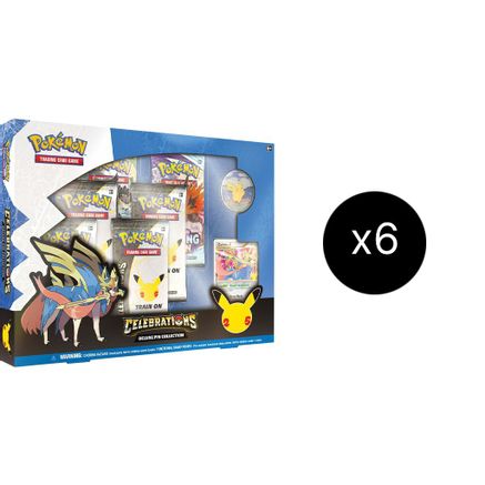 Pokemon Celebrations Deluxe Pin Collection Case [Zacian LV. X]