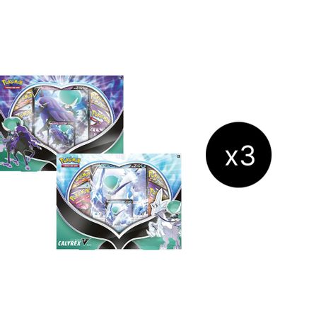 Pokemon Ice Rider/ Shadow Rider Calyrex V Box Case